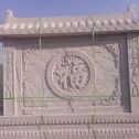 滨州 芝麻白花岗岩屏风，照壁，影壁