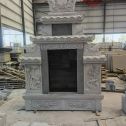 滨州 芝麻灰高档墓碑、土墓，一套也支持定做