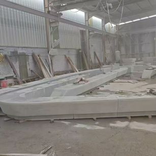 滨州 花岗岩整石坐凳拼装