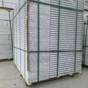 滨州 芙蓉白3公分厚磨圆边、拉槽，楼梯踏步