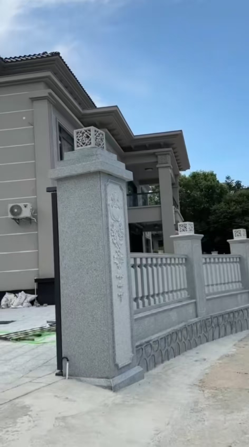 滨州 芝麻白别墅围墙栏杆，私人订制