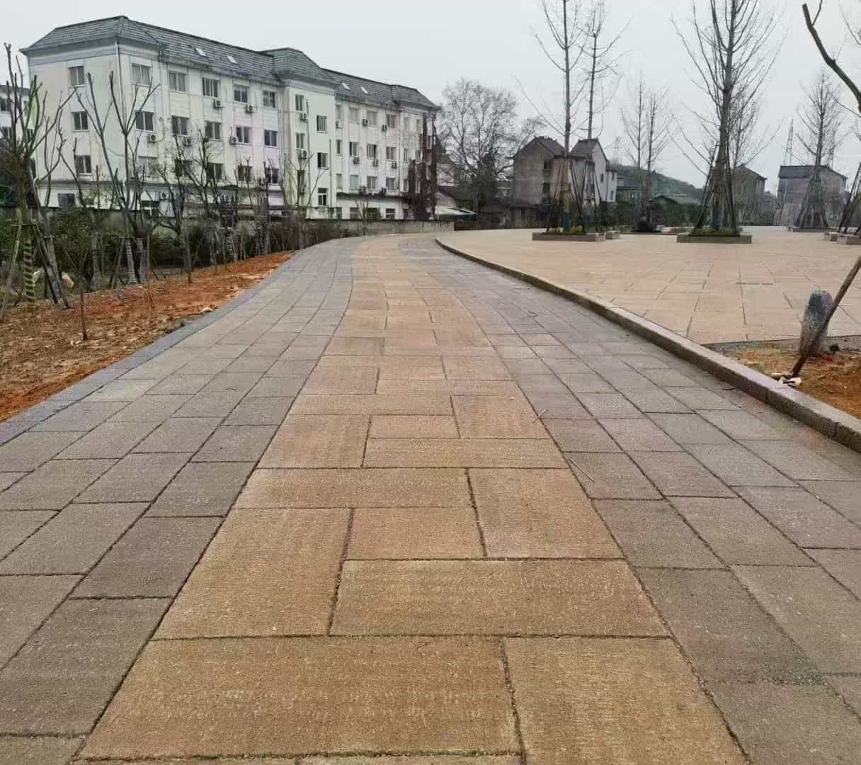 滨州仿古石铺装效果