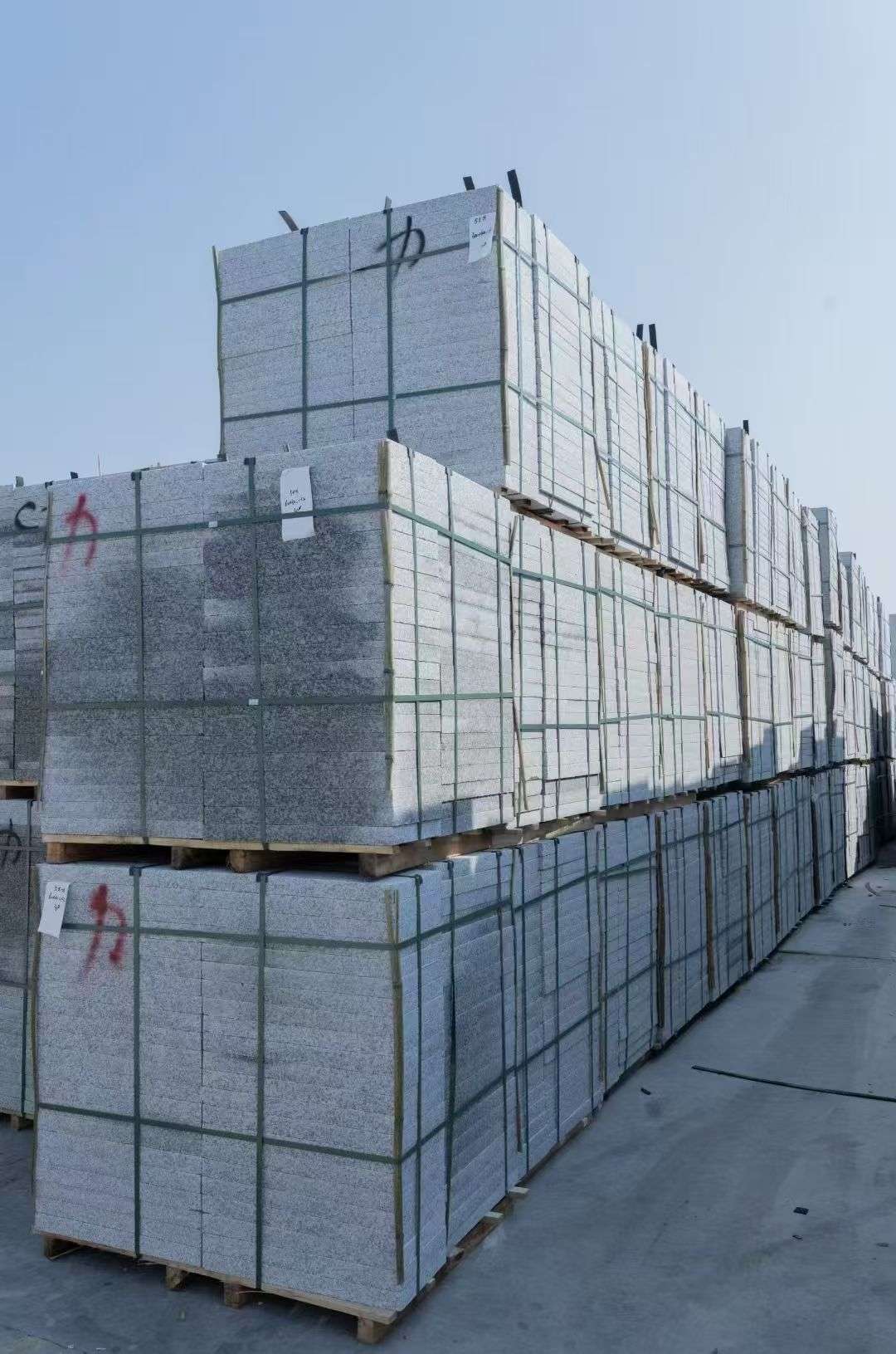 滨州 芙蓉白、大花白、小白花荔枝面成品地铺石