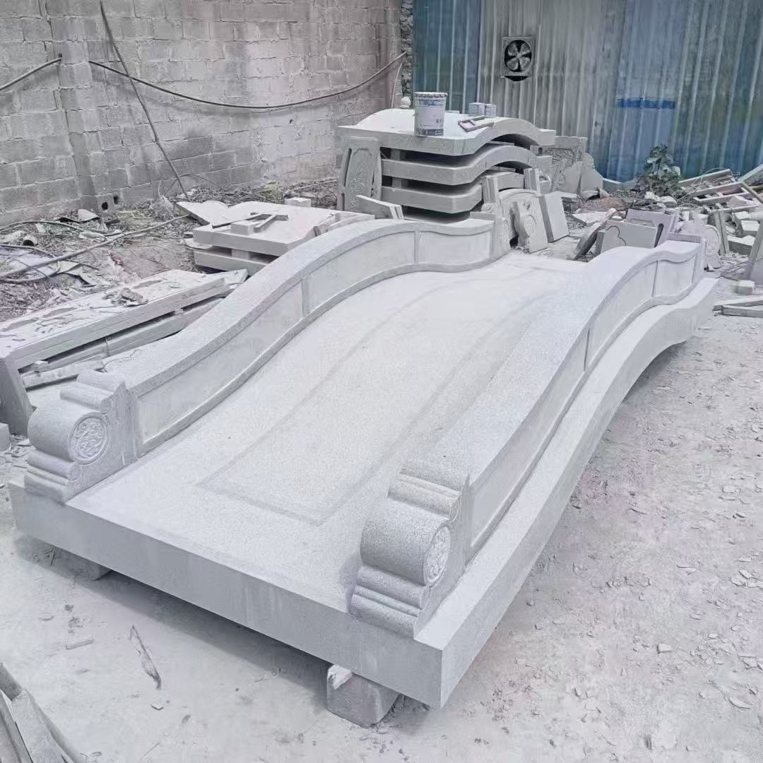 滨州 芝麻灰花岗岩园林景观 小石桥