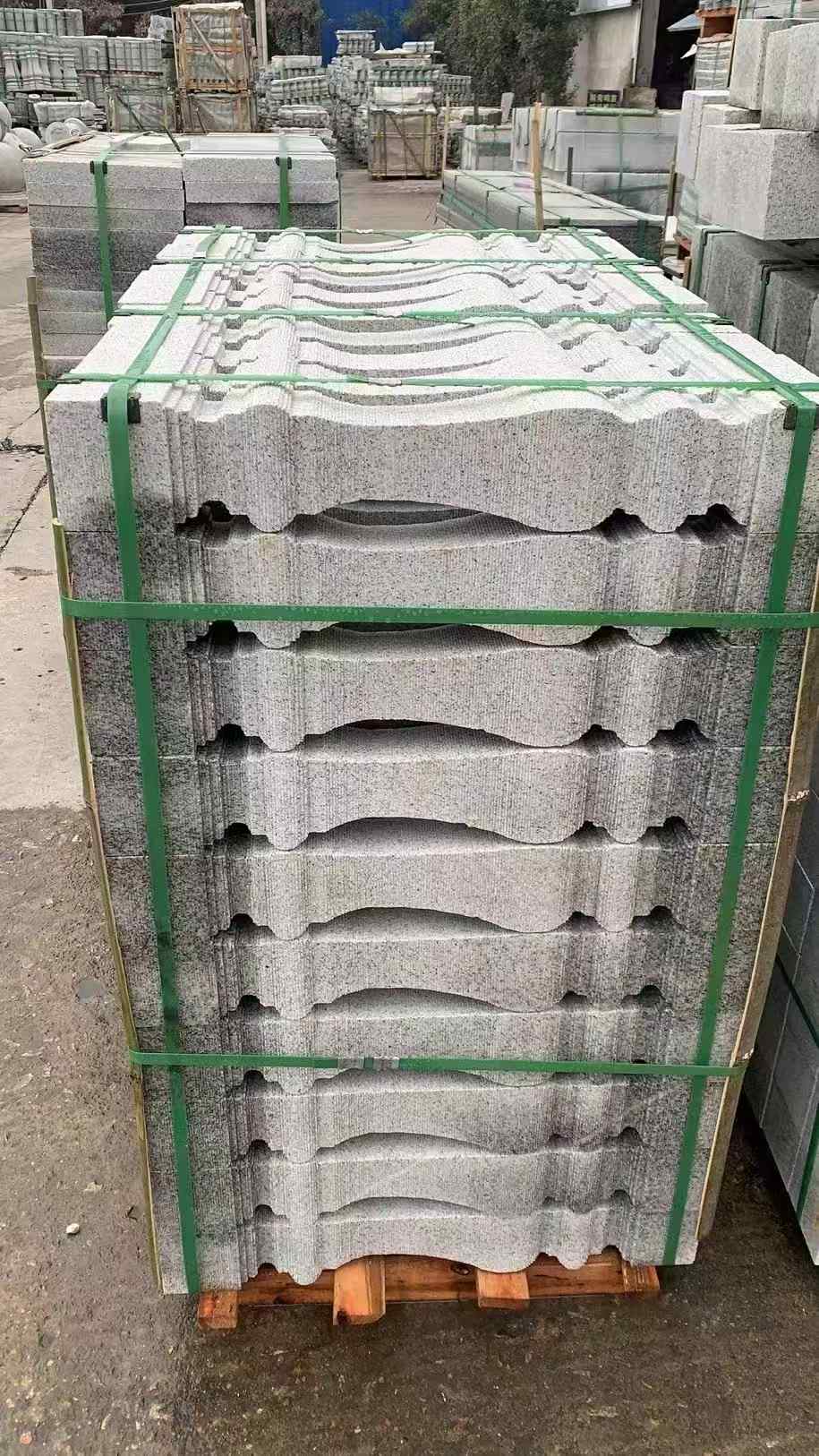 滨州 芝麻白方形拉丝面，栏杆花瓶柱