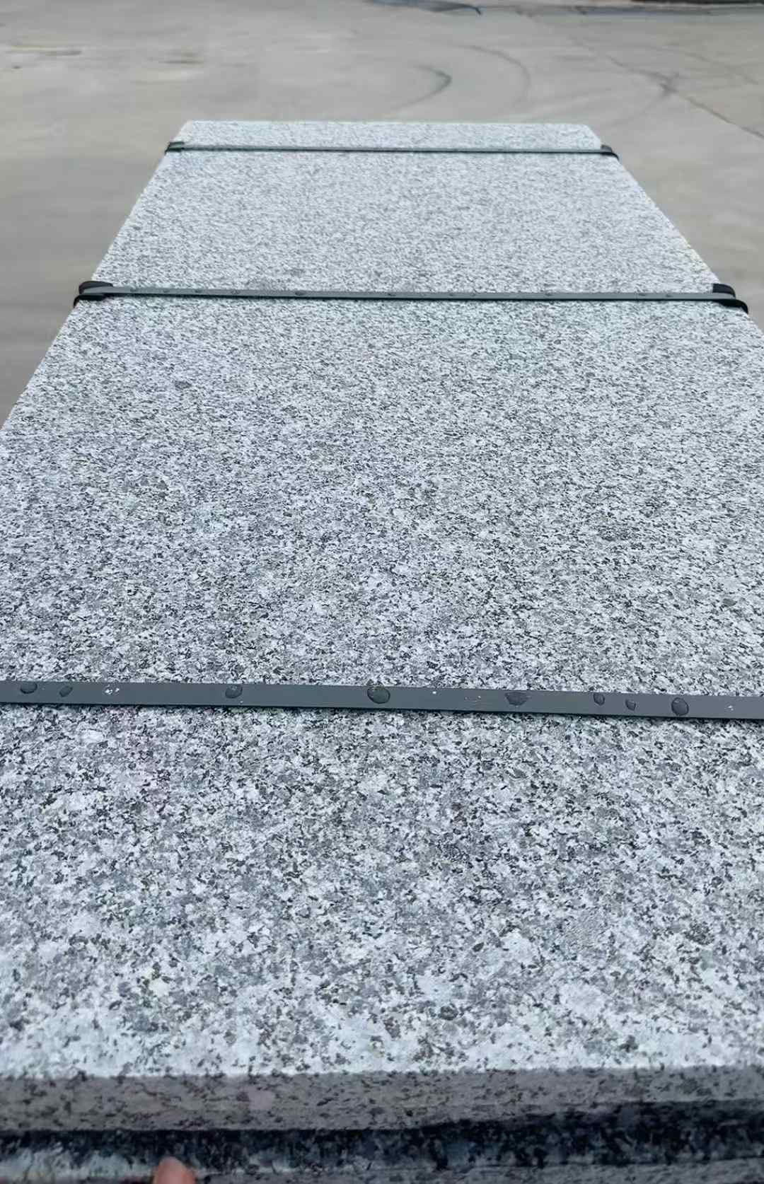 滨州 芝麻黑火烧面毛板，条板，半成品