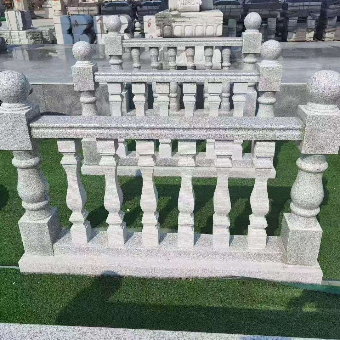 滨州 别墅石材栏杆特写