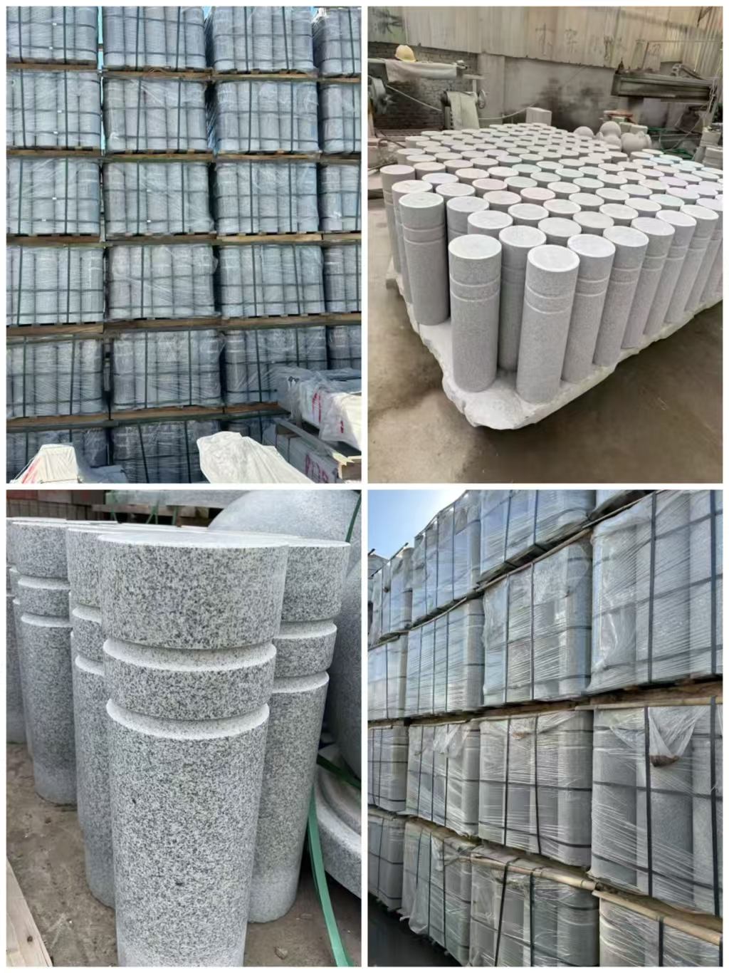 滨州 芝麻白花岗岩挡车柱、隔离柱多少钱